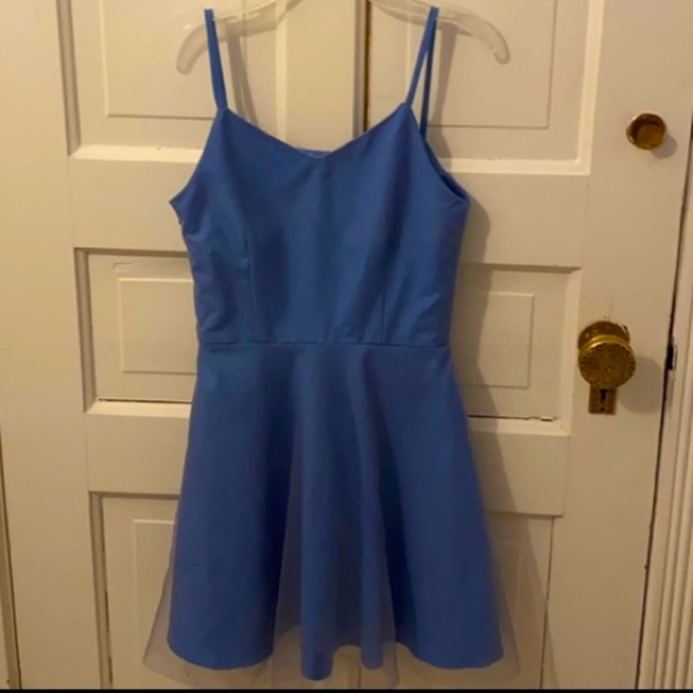 Blue dress